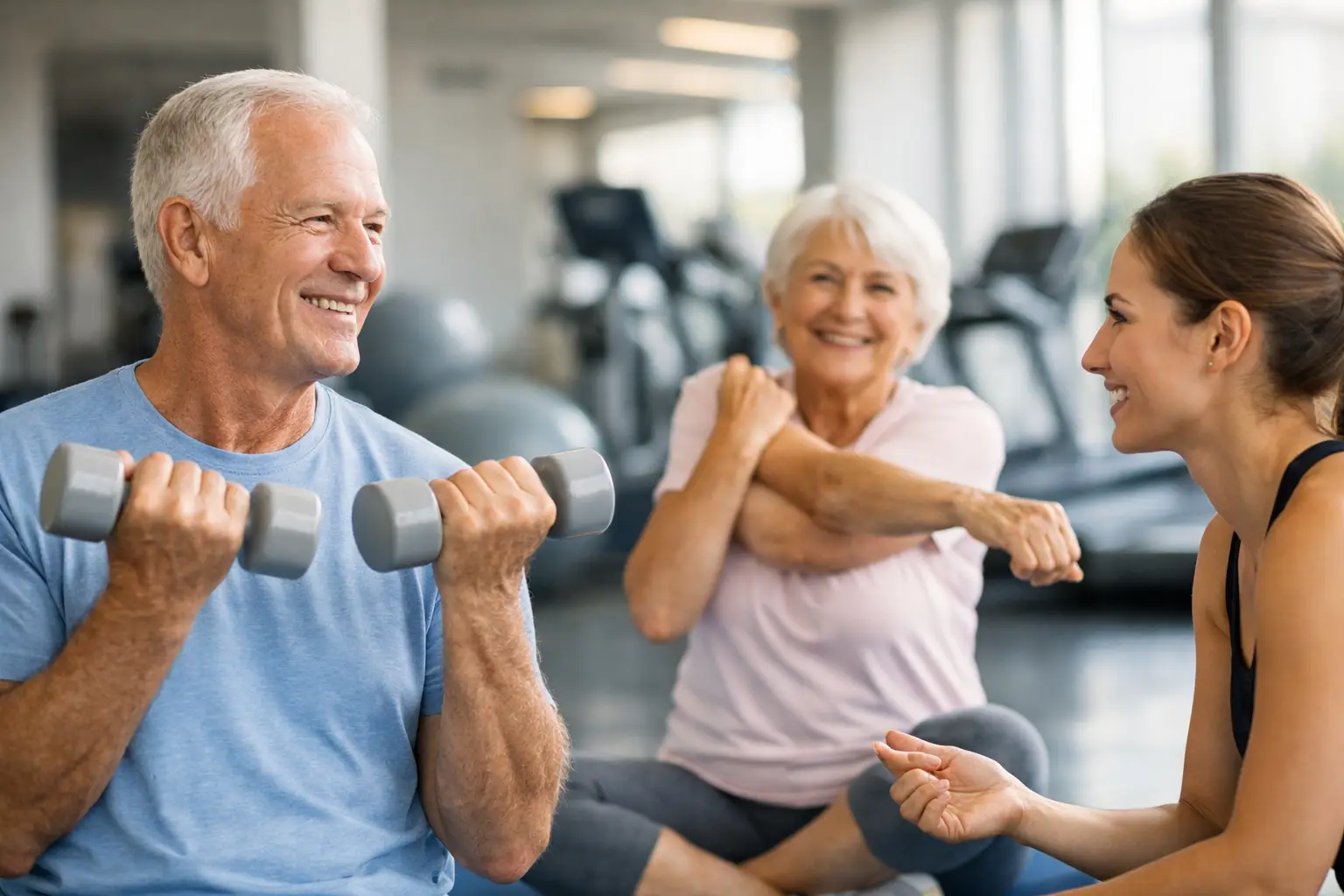 Fitness voor ouderen veilig beginnen
