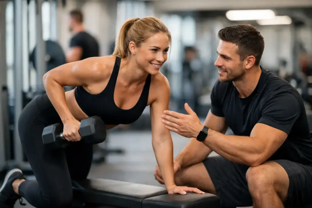 Persoonlijke begeleiding bij fitness werkt
