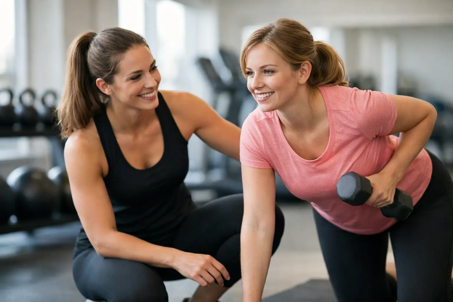 Personal trainer vrouw beginners: veilig starten