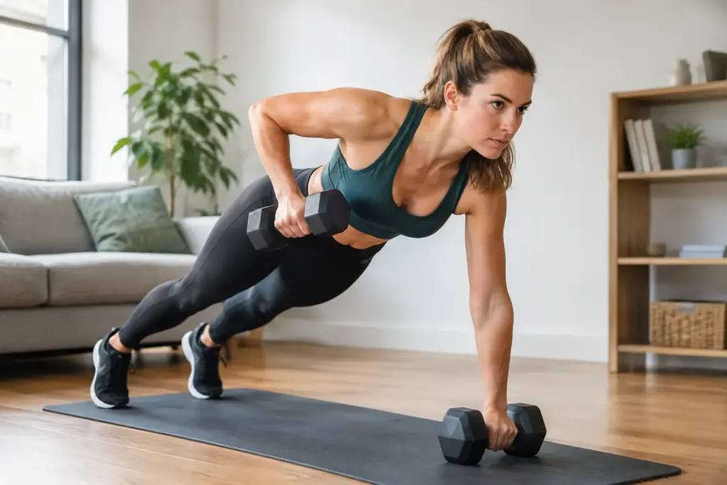 Krachttraining thuis die je echt volhoudt