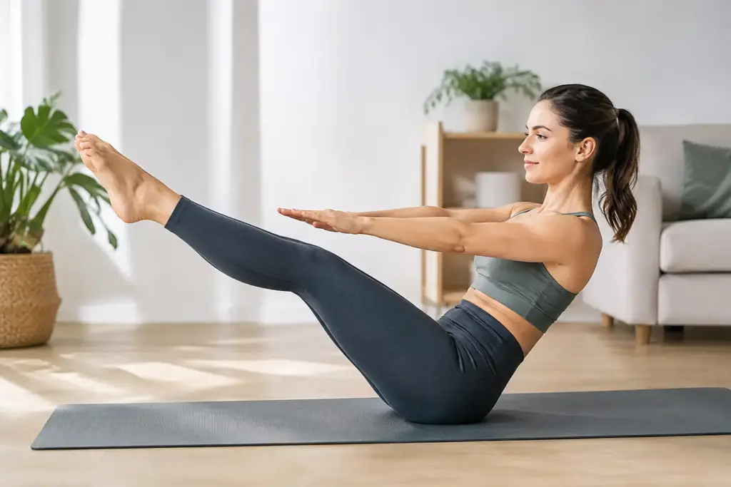 Pilates oefeningen thuis voor een sterker lijf